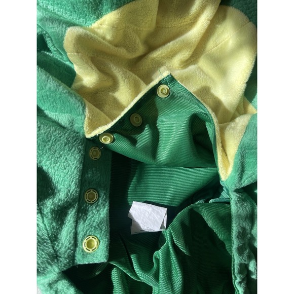 Triceratops Dinosaur Play Halloween Costume 12/18m Green One Piece - Picture 5 of 7